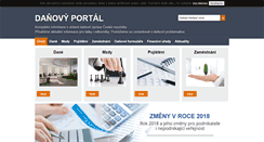 Desktop Screenshot of danovy-portal.com