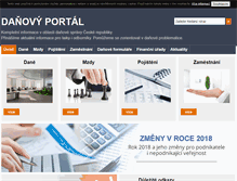 Tablet Screenshot of danovy-portal.com